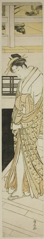Courtesan Descending Stairs