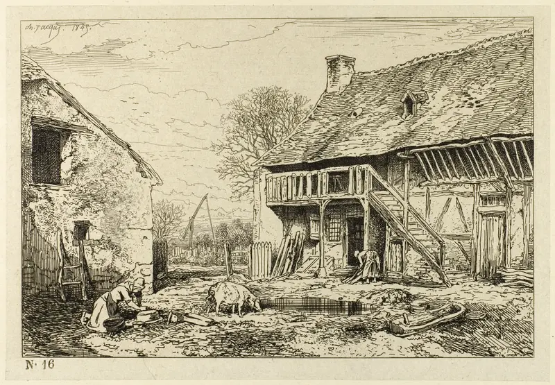 Courtyard of a Peasant Dwelling