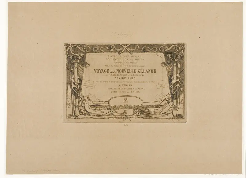Cover for a Voyage to New Zealand (1842-46)