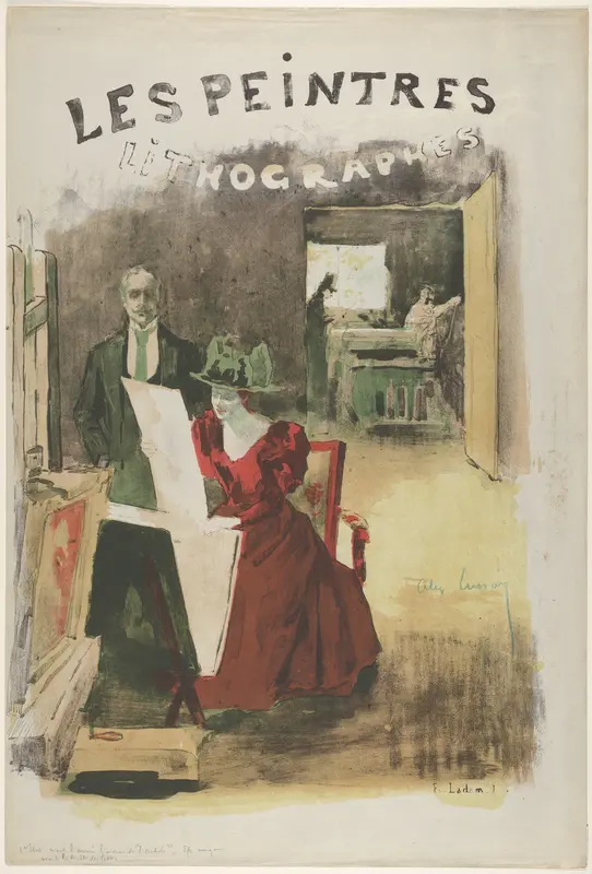 Cover for Les Peintres Lithographes Wall Art by Alexandre Lunois - High-Resolution Digital Print