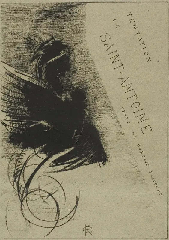 Cover-Frontispiece for the Temptation of St. Anthony