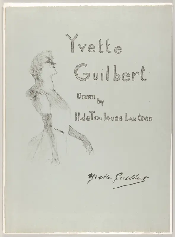 Cover - Yvette Guilbert