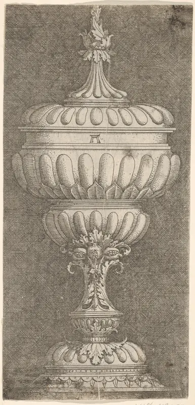 Covered Goblet with Three Pomegranates Wall Art by Albrecht Altdorfer - High-Resolution Digital Print