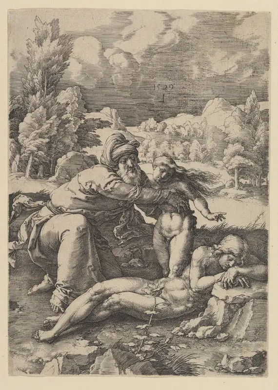 Creation of Eve Wall Art by Lucas van Leyden - High-Resolution Digital Print