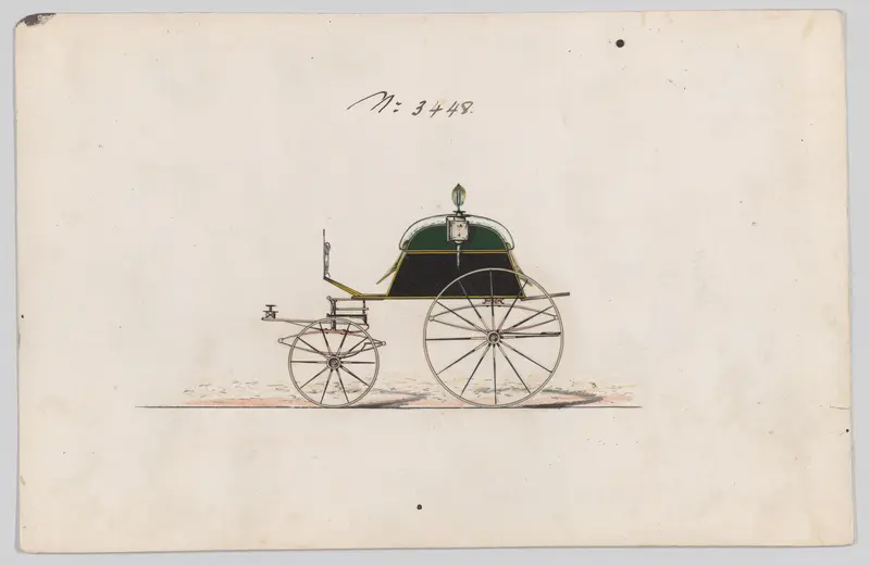 Crescent Cart #3448 Wall Art by Brewster & Co. - High-Resolution Digital Print