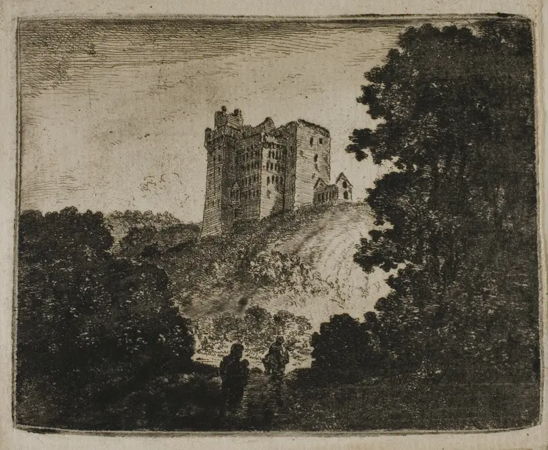 Crichton Castle Wall Art by John Clerk of Eldin - High-Resolution Digital Print