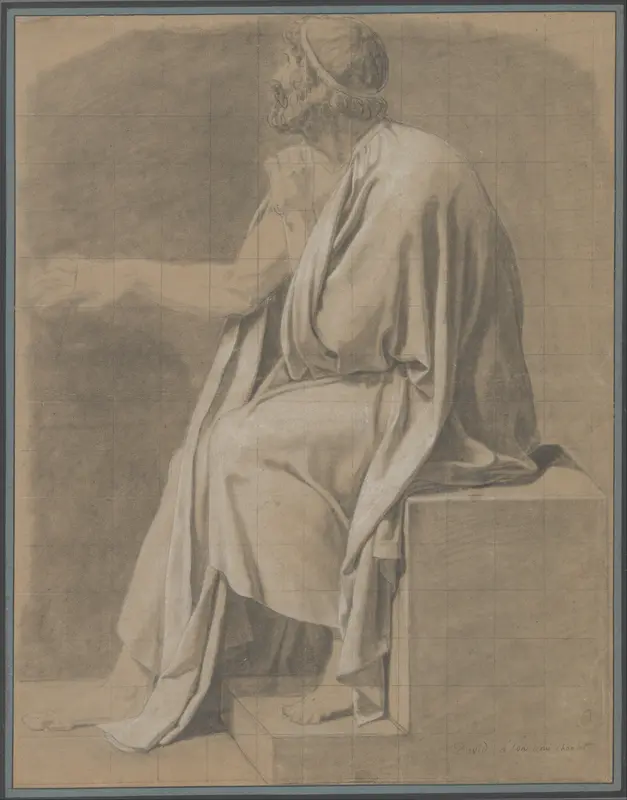 Crito Wall Art by Jacques Louis David - High-Resolution Digital Print