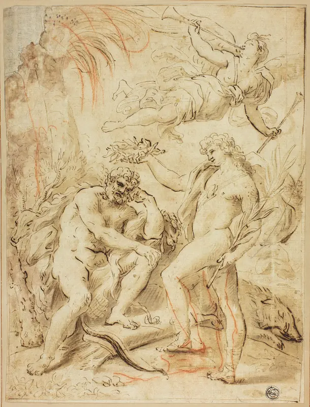 Crowning of Hercules Wall Art by Paolo de Matteis - High-Resolution Digital Print