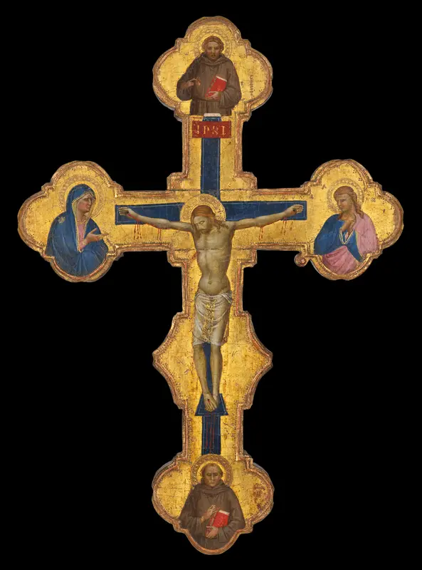 Crucifix Wall Art by Master of the Orcagnesque Misericordia - High-Resolution Digital Print