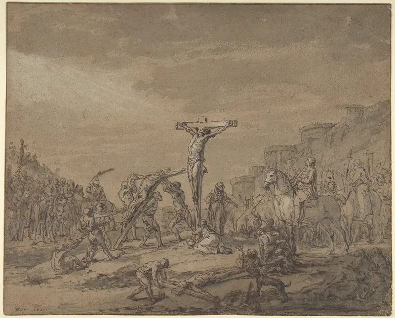 Crucifixion Wall Art by Thomas de Keyser - High-Resolution Digital Print