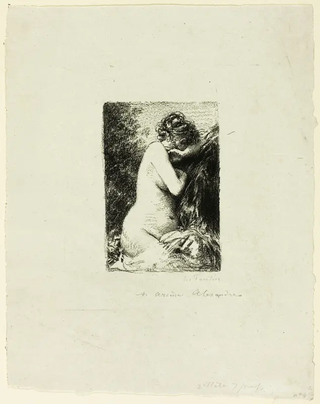 Crying Woman: Study of a Seated Woman in Right Profile