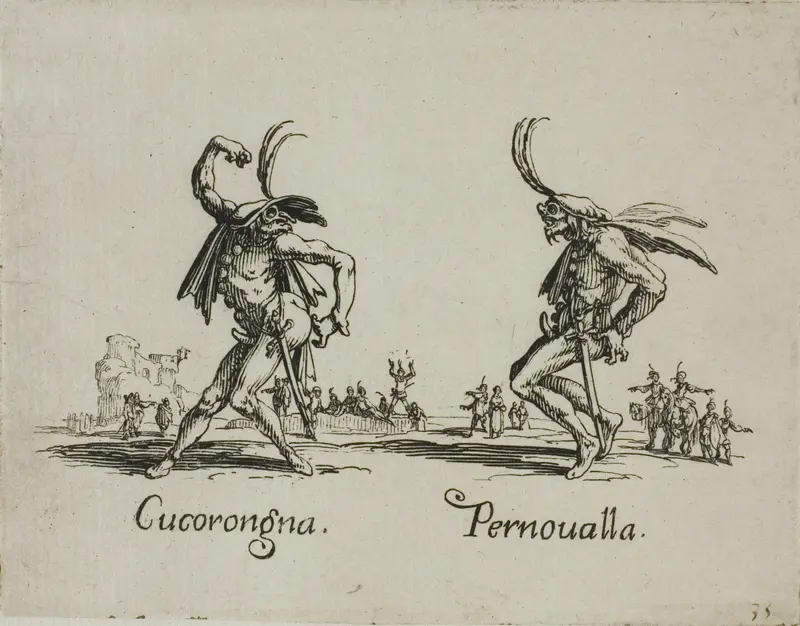 Cucorongna - Pernovalla, plate 2 from Balli di Sfessania