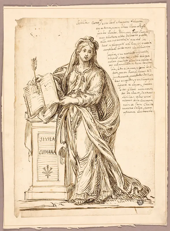 Cumean Sibyl Wall Art by Style of Bartolomeo Passarotti - High-Resolution Digital Print