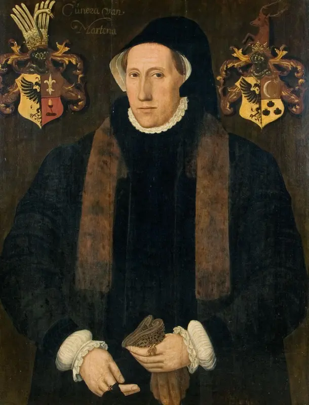 Cunera van Martena, echtgenote van Rudolph van Buynou Wall Art by Unknown - High-Resolution Digital Print
