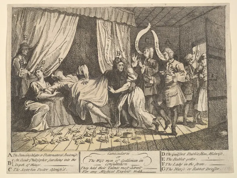Cunicularii, or the Wise Men of Godlimon in Consultation Wall Art by William Hogarth - High-Resolution Digital Print
