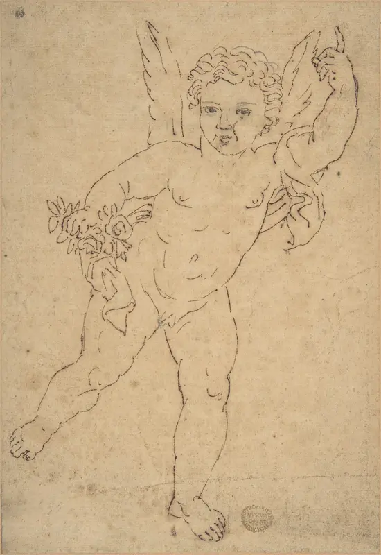 Cupid Wall Art by Anonymous, Italian, 19th century - High-Resolution Digital Print