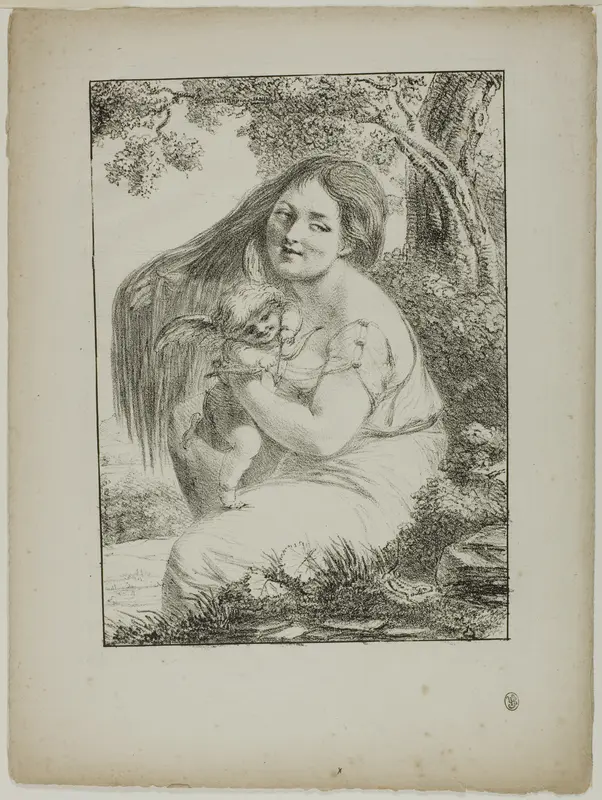 Cupid and a Young Woman