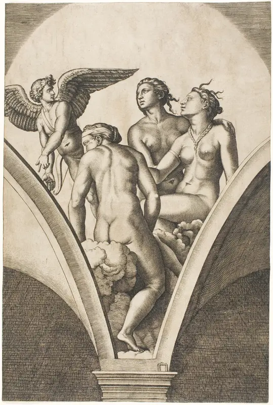 Cupid and the Three Graces