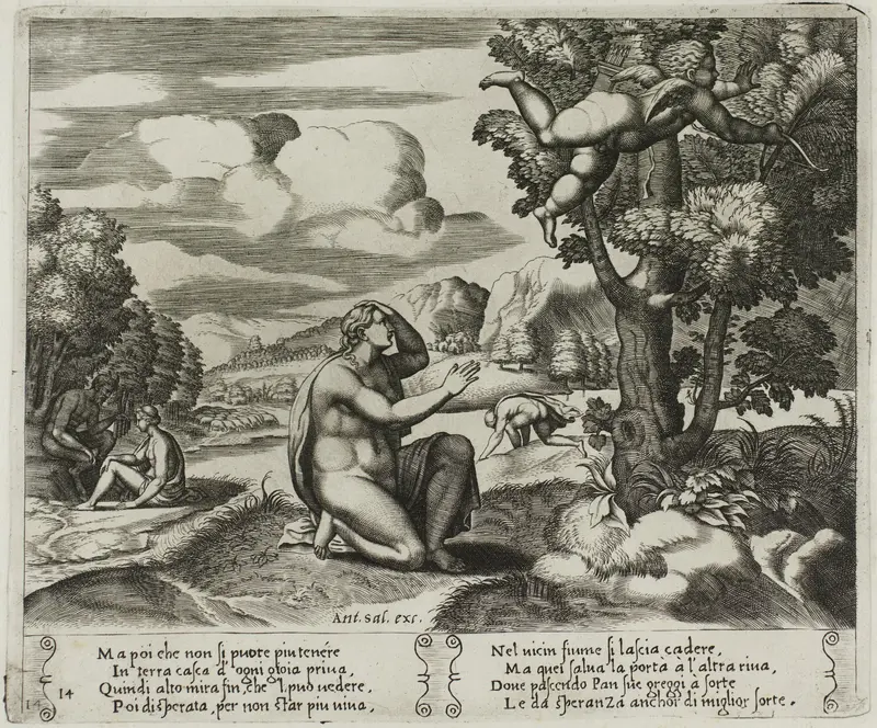 Cupid Fleeing from Psyche