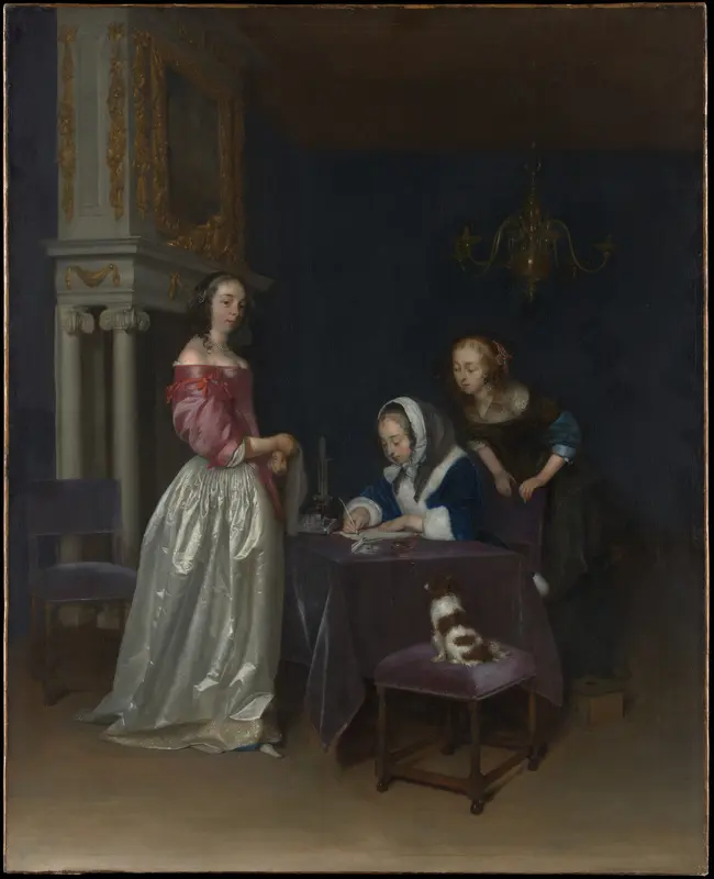 Curiosity Wall Art by Gerard ter Borch the Younger - High-Resolution Digital Print