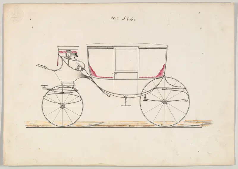 Curtain Coach #564 Wall Art by Brewster & Co. - High-Resolution Digital Print
