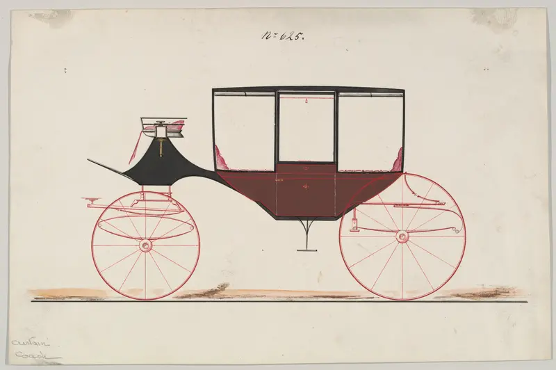 Curtain Coach #625 Wall Art by Brewster & Co. - High-Resolution Digital Print