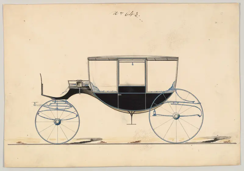 Curtain Coach #643 Wall Art by Brewster & Co. - High-Resolution Digital Print