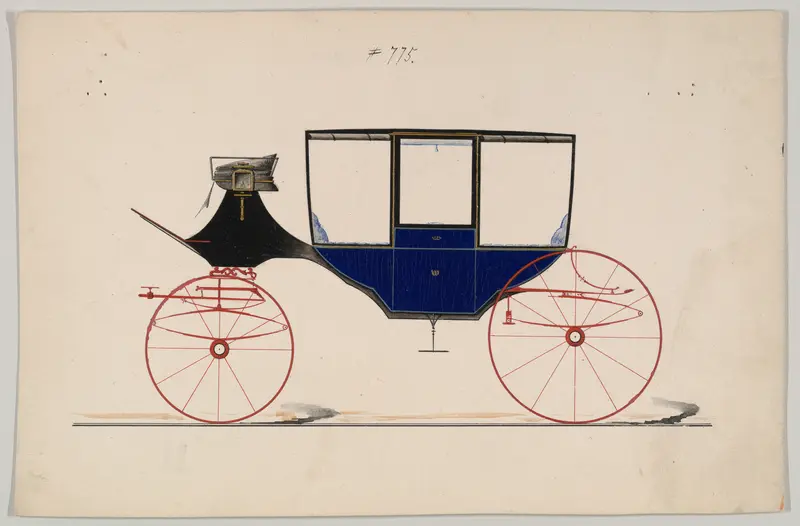 Curtain Coach #775 Wall Art by Brewster & Co. - High-Resolution Digital Print