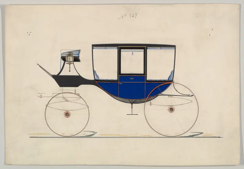 Curtain Coach #867 Wall Art by Brewster & Co. - High-Resolution Digital Print