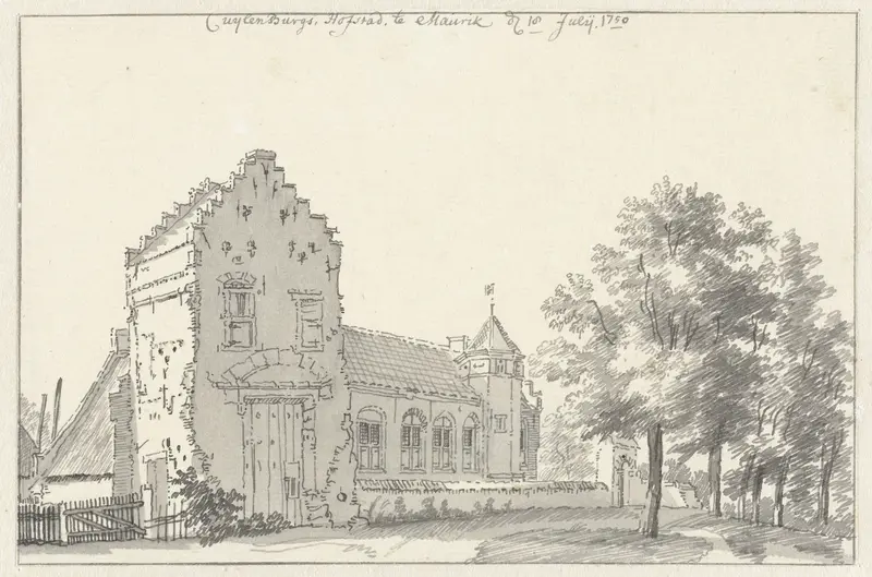 Cuylenburgs Hofstad te Maurik Wall Art by Jan de Beijer - High-Resolution Digital Print