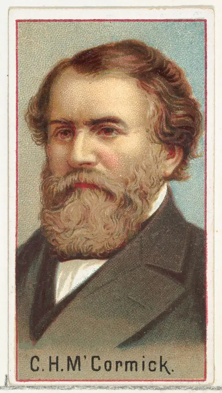 Cyrus Hall McCormick, printer's sample for the World's Inventors souvenir album (A25) for Allen & Ginter Cigarettes by Allen & Ginter - High-Resolution Digital Print