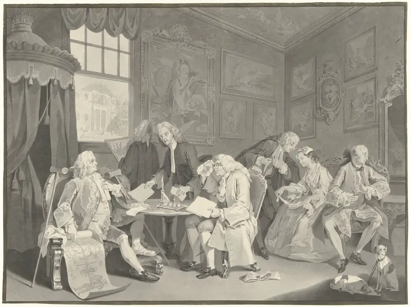 Daar de zoon van een kaal doch adelijk heer gekoppelt word (...) Wall Art by Cornelis Ploos van Amstel - High-Resolution Digital Print