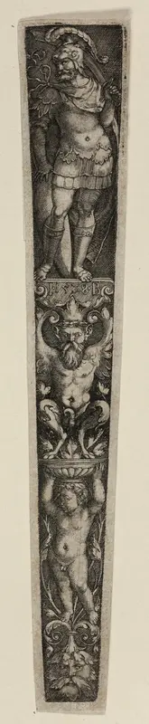 Dagger Sheath with a Warrior