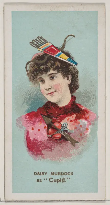 Daisy Murdoch as "Cupid," from the series Fancy Dress Ball Costumes (N73) for Duke brand cigarettes Wall Art by W. Duke, Sons & Co. - High-Resolution Digital Print