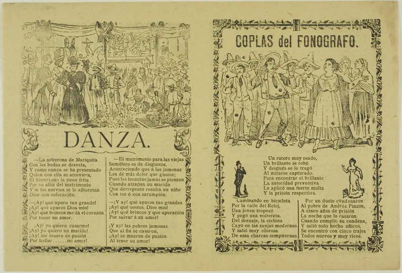 Dance Wall Art by José Guadalupe Posada - High-Resolution Digital Print