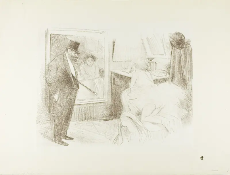 Dancer's Dressing Room, Second Plate Wall Art by Jean Louis Forain - High-Resolution Digital Print