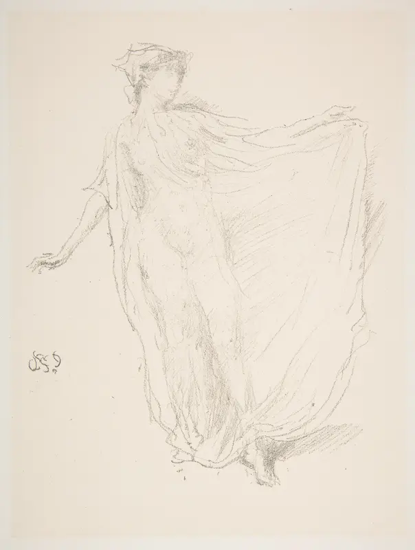 Dancing Girl Wall Art by James McNeill Whistler - High-Resolution Digital Print