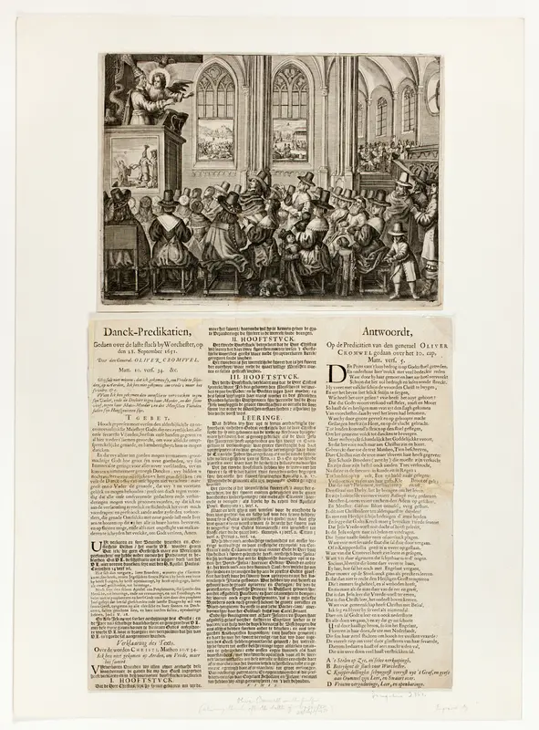 Danck-Predikatien, Gedaen over de laste slach by Worcheseter, op den 18 September 1651