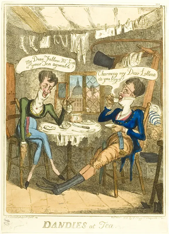 Dandies at Tea