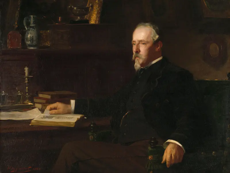 Daniël Franken Dzn (1838-98). Bankier en kunstverzamelaar Wall Art by Willy Martens - High-Resolution Digital Print