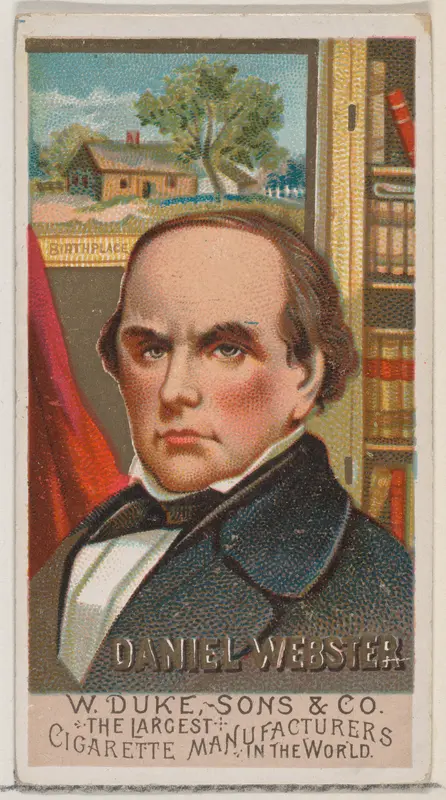 Daniel Webster, from the series Great Americans (N76) for Duke brand cigarettes Wall Art by W. Duke, Sons & Co. - High-Resolution Digital Print