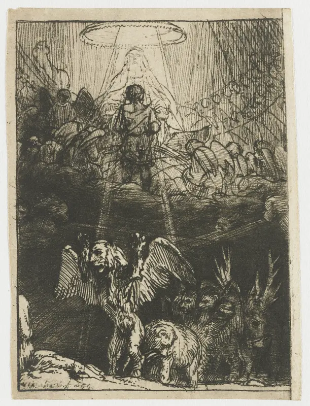 Daniëls visioen van de vier beesten Wall Art by Unknown - High-Resolution Digital Print