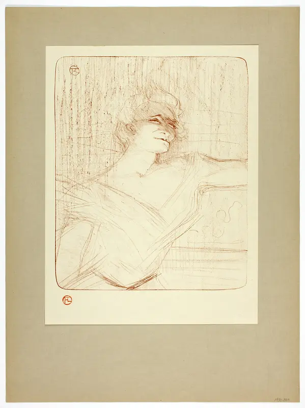Dans la glu, plate two from Yvette Guilbert