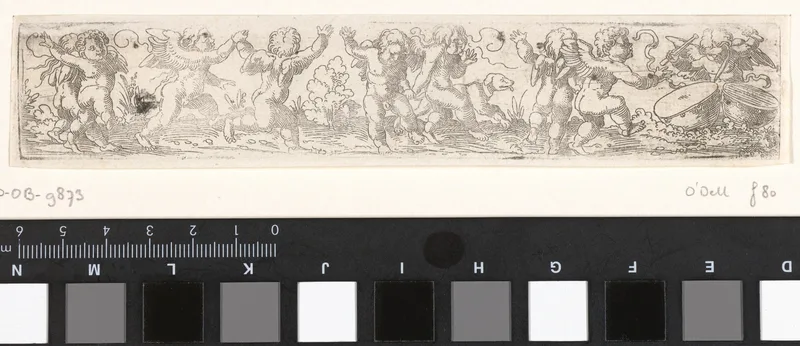 Dansende en musicerende putti Wall Art by Virgilius Solis - High-Resolution Digital Print