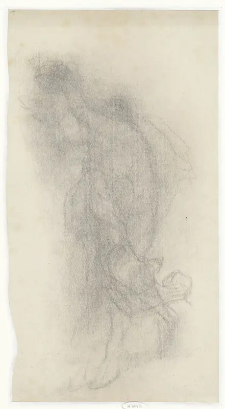 Dansende figuur, naar links Wall Art by Matthijs Maris - High-Resolution Digital Print