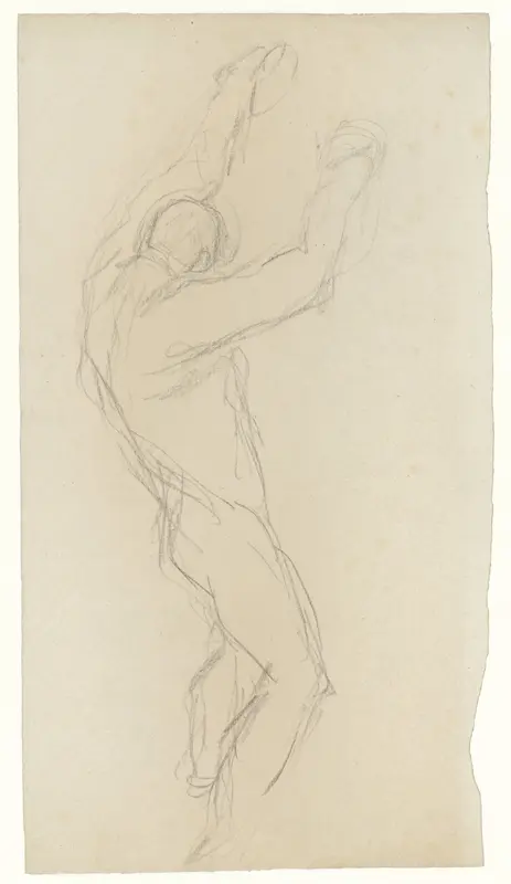 Dansende figuur, naar rechts Wall Art by Matthijs Maris - High-Resolution Digital Print