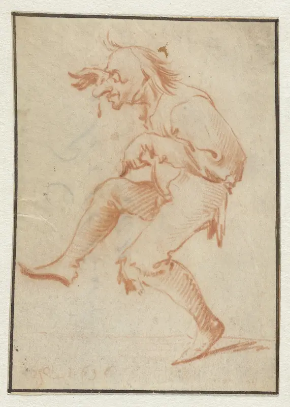 Dansende, haveloos geklede man Wall Art by Pieter Jansz Quast - High-Resolution Digital Print