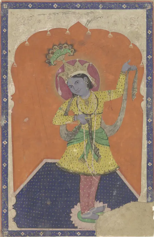 Dansende Krishna Wall Art by anonymous - High-Resolution Digital Print