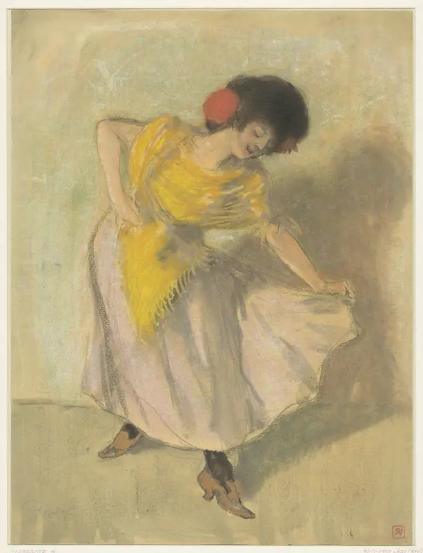 Danseres Wall Art by Armand Rassenfosse - High-Resolution Digital Print