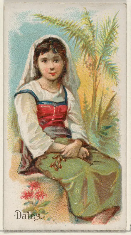 Dates, from the Fruits series (N12) for Allen & Ginter Cigarettes Brands Wall Art by Allen & Ginter - High-Resolution Digital Print